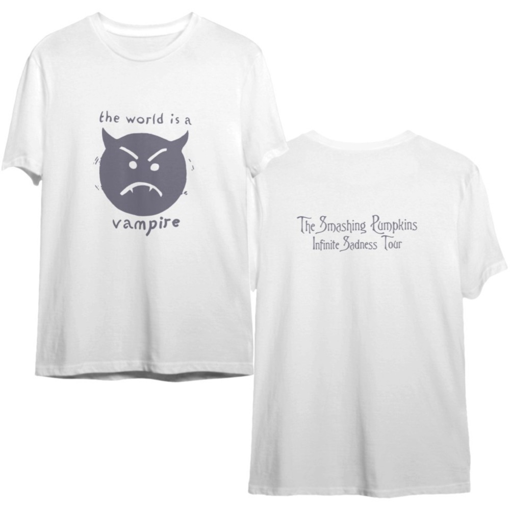 The Smashing Pumpkins Infinite Sadness Tour Unisex T Shirt 2 Sided
